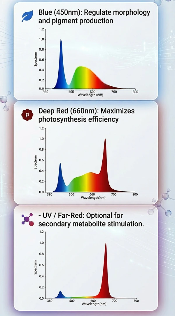 Spectrums Tailored for Biology